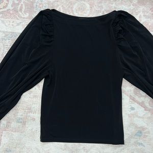 Ann Taylor Balloon Sleeve Top (Can be worn Off or On the Shoulder)